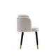 Zephyr Velvet Dining Chair in Cream MHC-DC043-CR