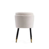 Zephyr Velvet Dining Chair in Cream MHC-DC043-CR
