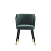 Zephyr Velvet Dining Chair in Hunter Green MHC-DC043-GR