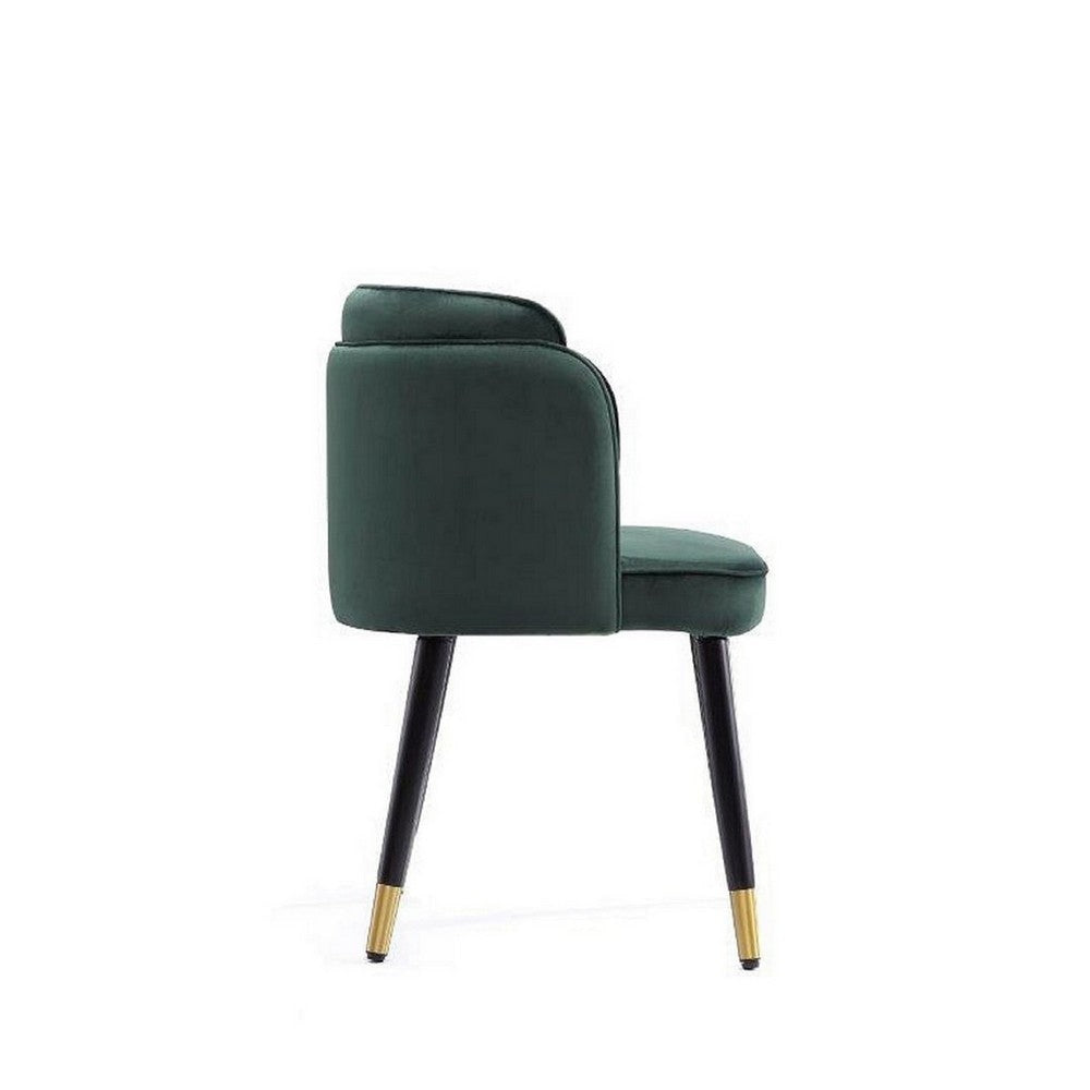 Zephyr Velvet Dining Chair in Hunter Green MHC-DC043-GR