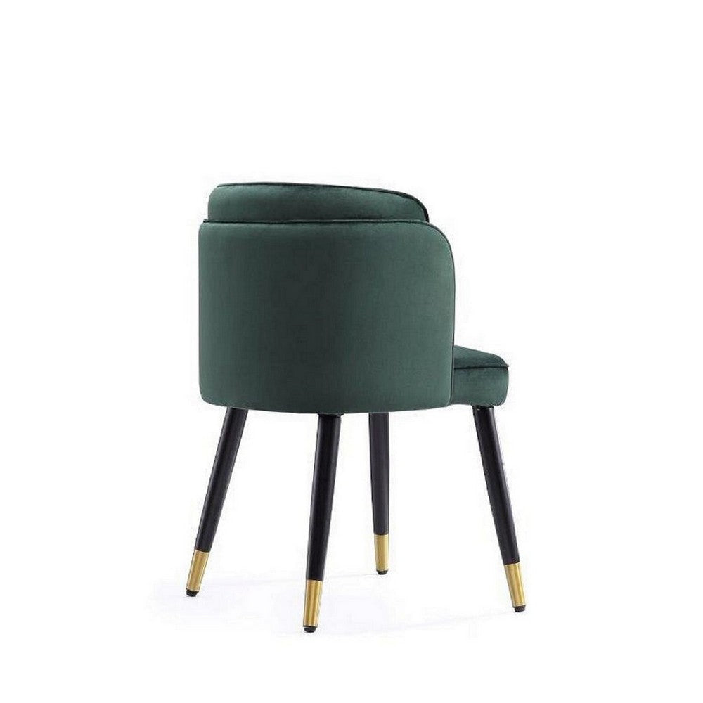 Zephyr Velvet Dining Chair in Hunter Green MHC-DC043-GR