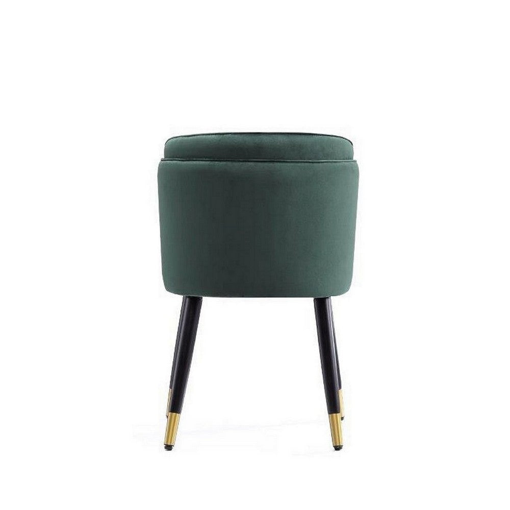 Zephyr Velvet Dining Chair in Hunter Green MHC-DC043-GR