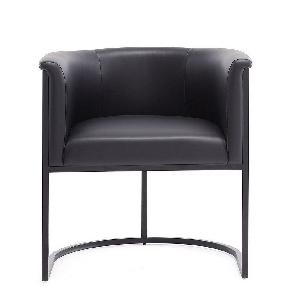 Bali Black Faux Leather Dining Chair MHC-DC044-BK