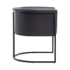 Bali Black Faux Leather Dining Chair MHC-DC044-BK