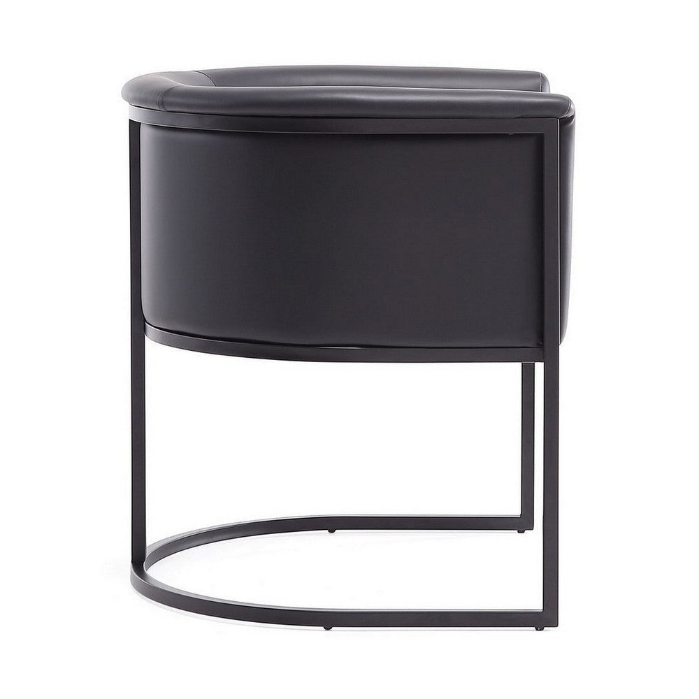 Bali Black Faux Leather Dining Chair MHC-DC044-BK