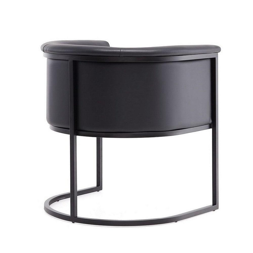 Bali Black Faux Leather Dining Chair MHC-DC044-BK