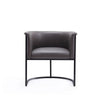 Bali Pebble and Black Faux Leather Dining Chair MHC-DC044-PE