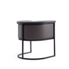 Bali Pebble and Black Faux Leather Dining Chair MHC-DC044-PE