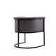 Bali Pebble and Black Faux Leather Dining Chair MHC-DC044-PE