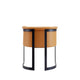 Corso Leatherette Dining Chair with Metal Frame in Tan MHC-DC046-CL