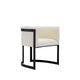 Corso Leatherette Dining Chair with Metal Frame in Cream MHC-DC046-CR