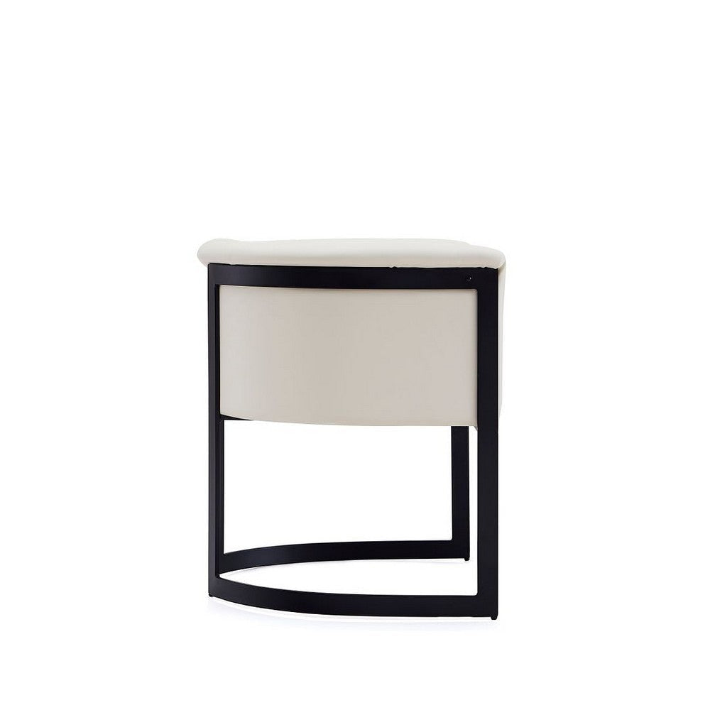Corso Leatherette Dining Chair with Metal Frame in Cream MHC-DC046-CR