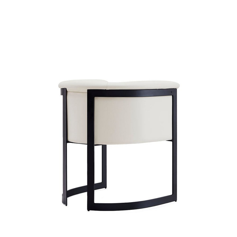 Corso Leatherette Dining Chair with Metal Frame in Cream MHC-DC046-CR