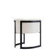 Corso Leatherette Dining Chair with Metal Frame in Cream MHC-DC046-CR