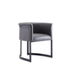 Corso Leatherette Dining Chair with Metal Frame in Grey MHC-DC046-PE