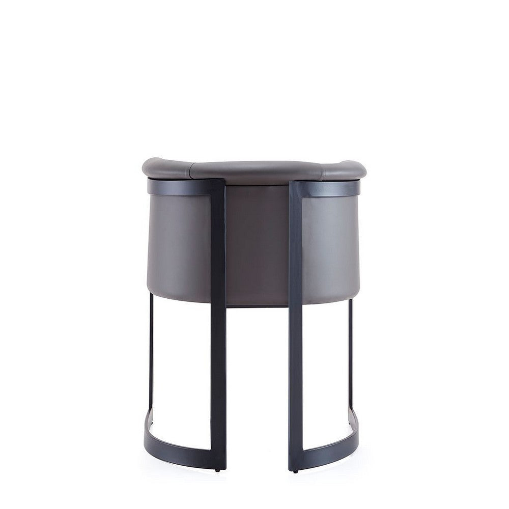 Corso Leatherette Dining Chair with Metal Frame in Grey MHC-DC046-PE