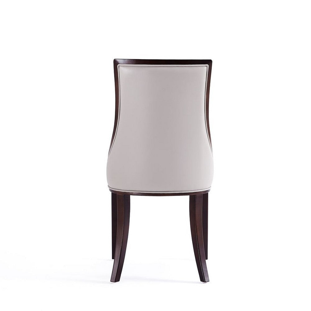 Grand Faux Leather Dining Chairs - Set of 2 in Light Grey MHC-DC048-LG