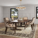 Grand Faux Leather Dining Armchair in Tan with Beech Wood Frame MHC-DC048AR-TN