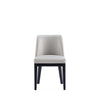 Gansevoort Modern Faux Leather Dining Chair in Light Grey (Set of 2) MHC-DC051-LG