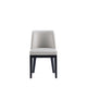 Gansevoort Modern Faux Leather Dining Chair in Light Grey (Set of 2) MHC-DC051-LG