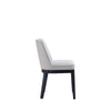 Gansevoort Modern Faux Leather Dining Chair in Light Grey (Set of 2) MHC-DC051-LG