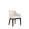 Gansevoort Modern Faux Leather Dining Armchair in Cream MHC-DC051AR-CR
