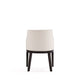 Gansevoort Modern Faux Leather Dining Armchair in Cream MHC-DC051AR-CR