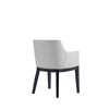 Gansevoort Modern Faux Leather Dining Armchair in Light Grey MHC-DC051AR-LG