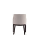 Gansevoort Modern Faux Leather Dining Armchair in Light Grey MHC-DC051AR-LG