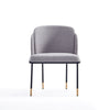 Flor Fabric Dining Chair in Grey MHC-DC052-GY