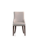 Shubert Modern Faux Leather and Velvet Dining Chair in Light Grey (Set of 2) MHC-DC055-LG
