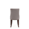 Shubert Modern Faux Leather and Velvet Dining Chair in Light Grey (Set of 2) MHC-DC055-LG