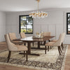 Shubert Modern Faux Leather and Velvet Dining Chair in Tan (Set of 2) MHC-DC055-TN