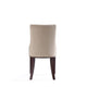 Shubert Modern Faux Leather and Velvet Dining Chair in Tan (Set of 2) MHC-DC055-TN