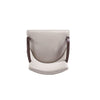 Shubert Modern Faux Leather and Velvet Dining Armchair in Light Grey MHC-DC055AR-LG