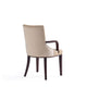 Shubert Modern Faux Leather and Velvet Dining Armchair in Tan MHC-DC055AR-TN