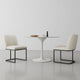 Serena Faux Leather Dining Chair in Cream MHC-DC056-CR