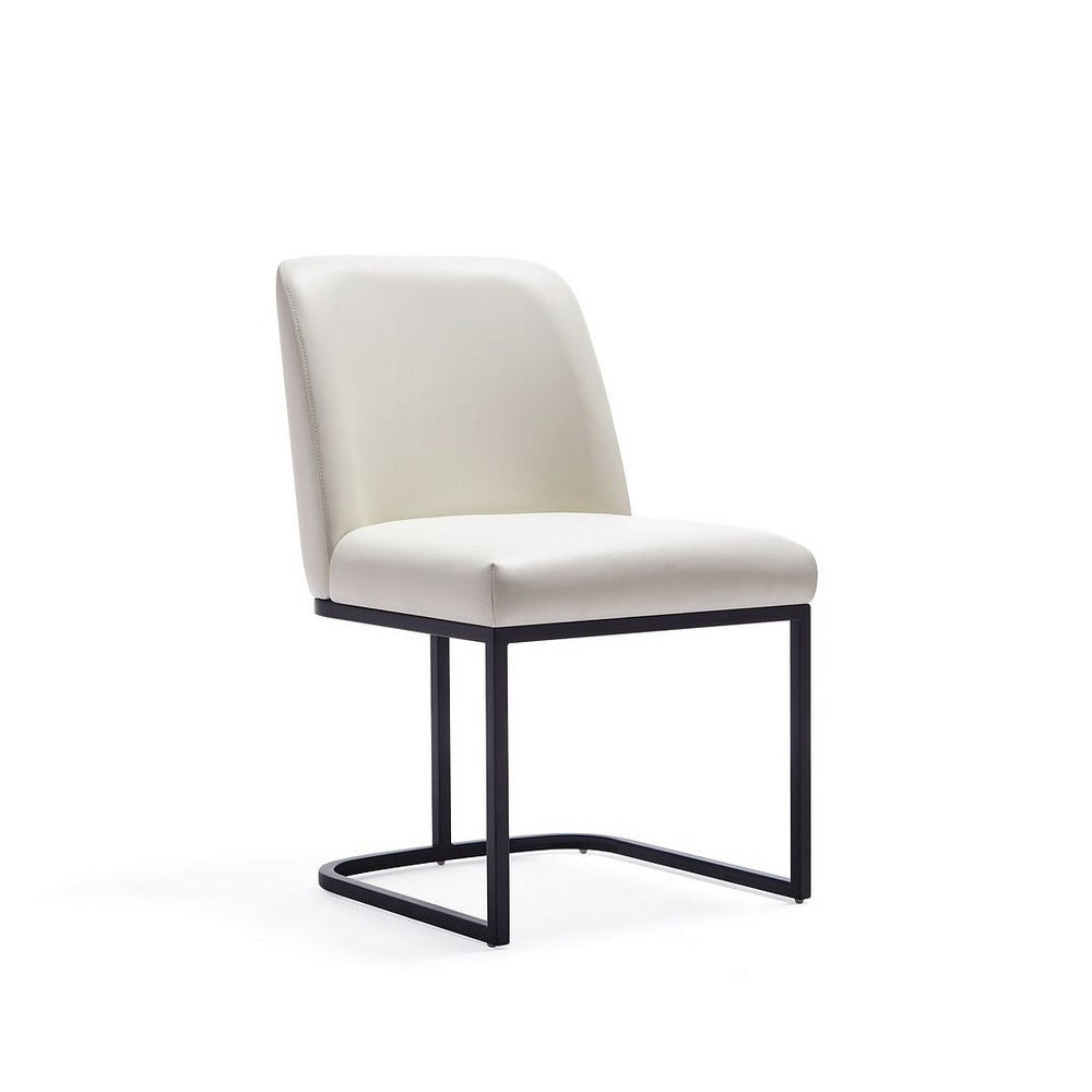 Serena Faux Leather Dining Chair in Cream MHC-DC056-CR