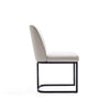 Serena Faux Leather Dining Chair in Cream MHC-DC056-CR