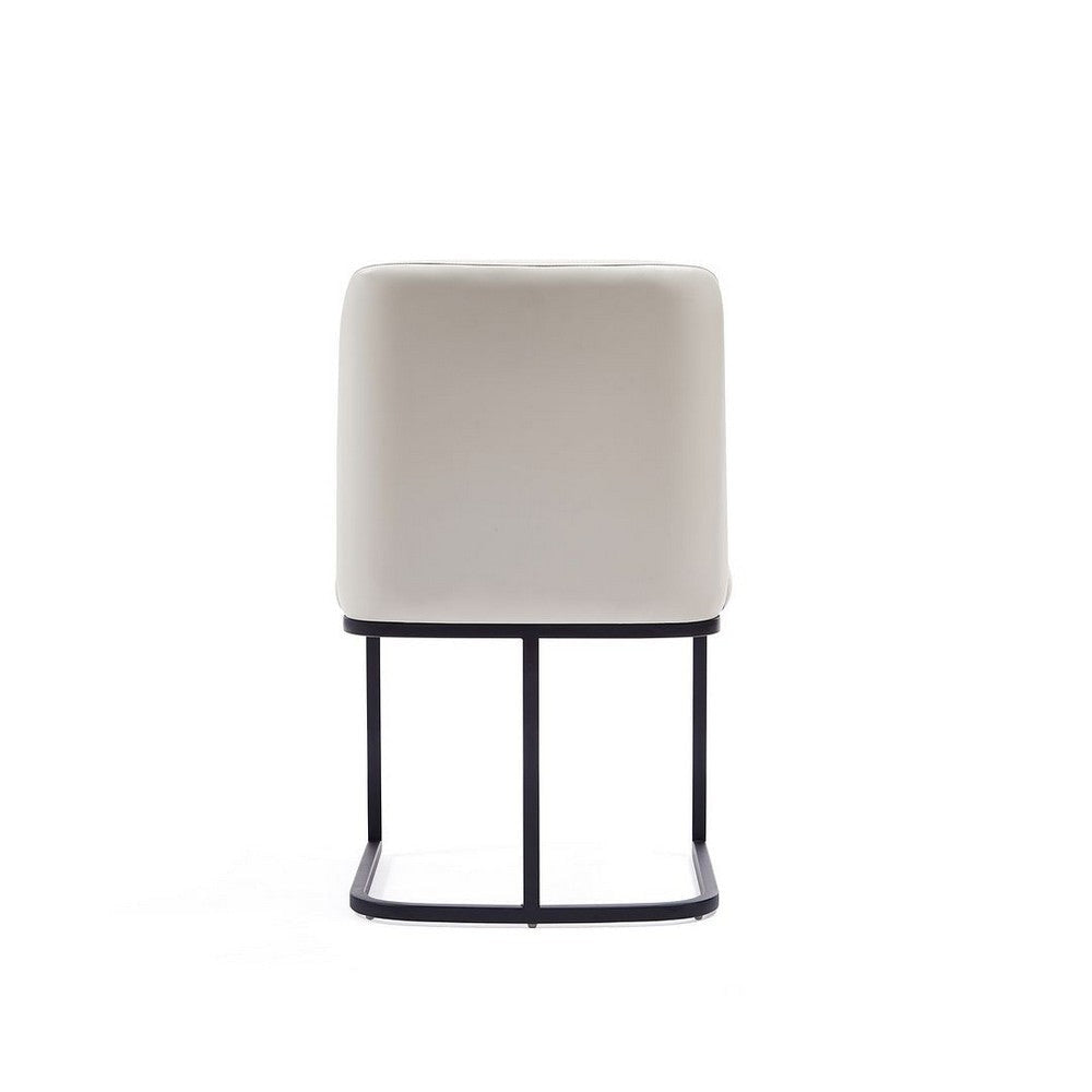 Serena Faux Leather Dining Chair in Cream MHC-DC056-CR