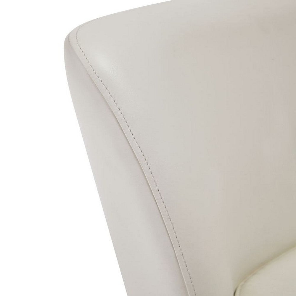 Serena Faux Leather Dining Chair in Cream MHC-DC056-CR