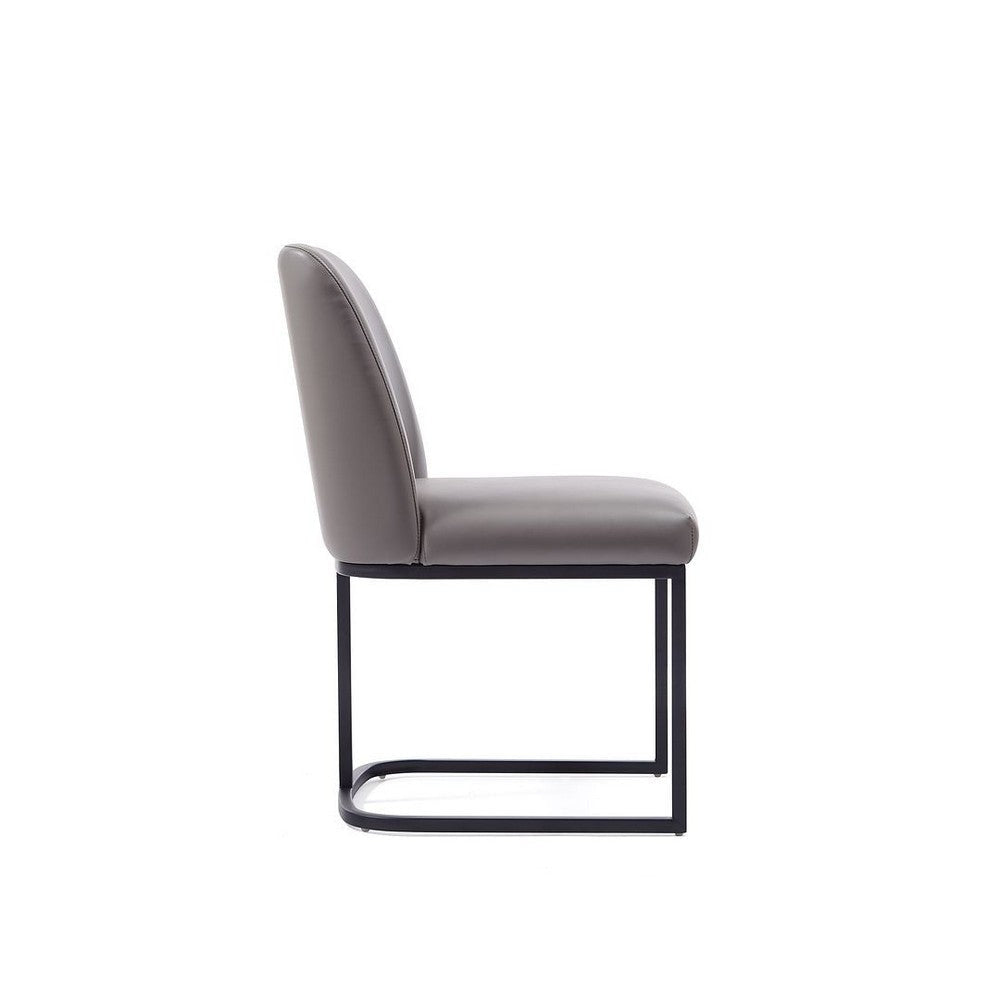 Serena Faux Leather Dining Chair in Grey MHC-DC056-GY