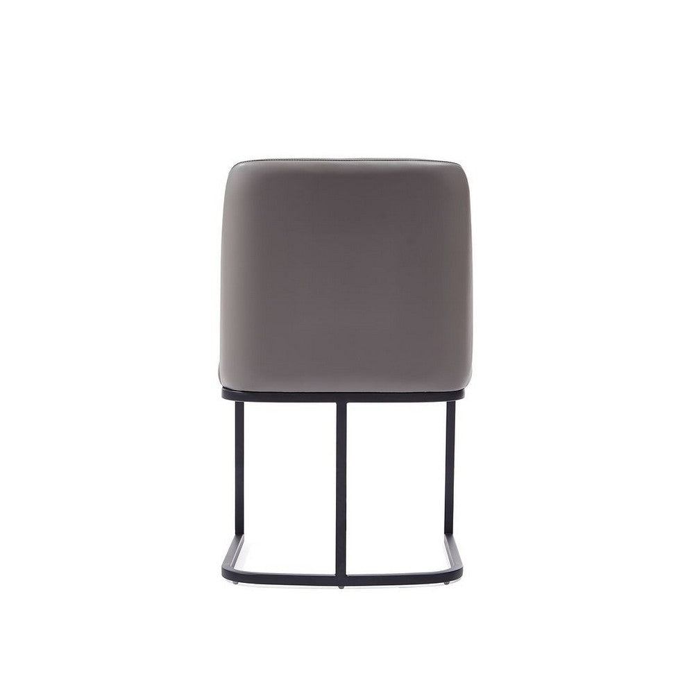 Serena Faux Leather Dining Chair in Grey MHC-DC056-GY