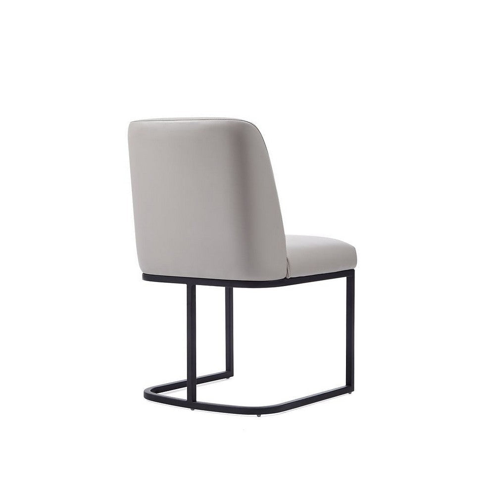 Serena Faux Leather Dining Chair in Light Grey MHC-DC056-LG