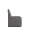 Anna Modern Square Faux Leather Dining Chair in Pewter MHC-DC058-PE