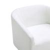 Anna Modern Round Faux Leather Dining Armchair in Cream MHC-DC059AR-CR