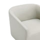Anna Modern Round Faux Leather Dining Armchair in Light Stone Grey MHC-DC059AR-ST