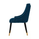 Modern Eda Velvet Dining Chair in Midnight Blue MHC-DC073-BL