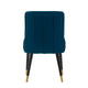 Modern Eda Velvet Dining Chair in Midnight Blue MHC-DC073-BL