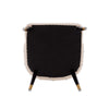 Modern Eda Velvet Dining Chair in Midnight Cream MHC-DC073-CR